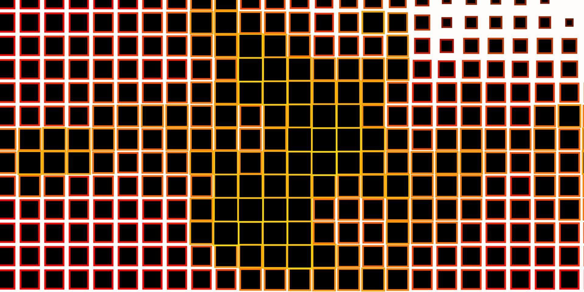 Dark Orange vector template with rectangles.
