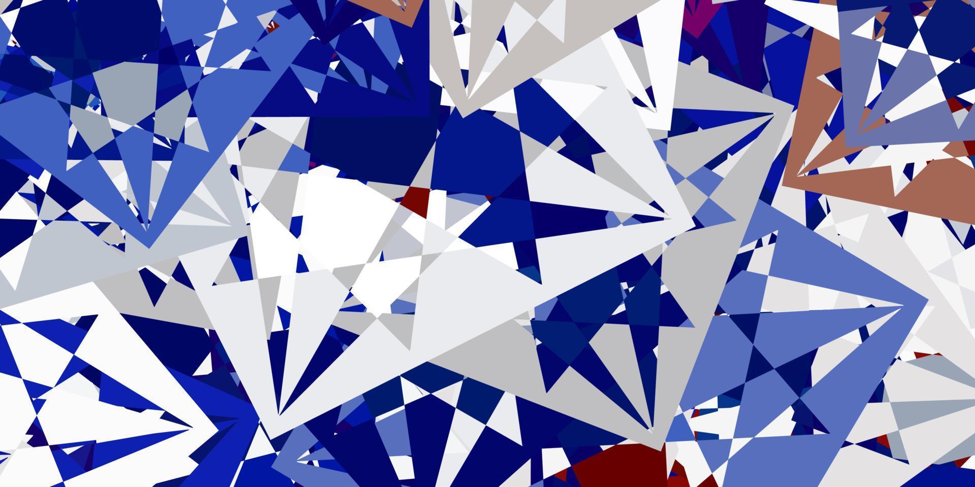 Light Blue, Yellow vector template with triangle shapes.