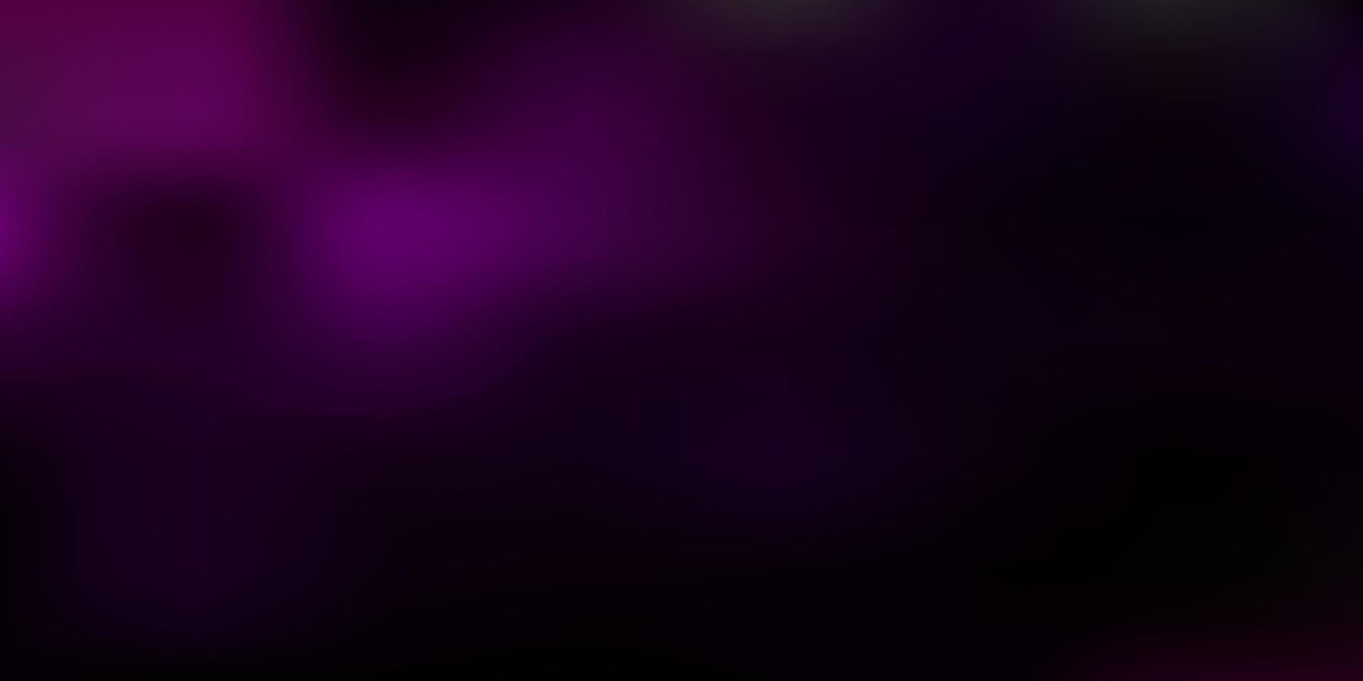 Dark purple, pink vector blur background.