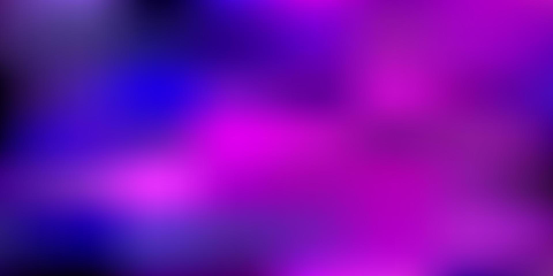 Dark purple, pink vector gradient blur drawing.