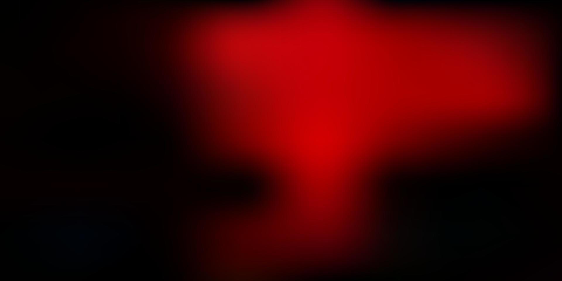 Fondo de desenfoque degradado de vector rojo oscuro.