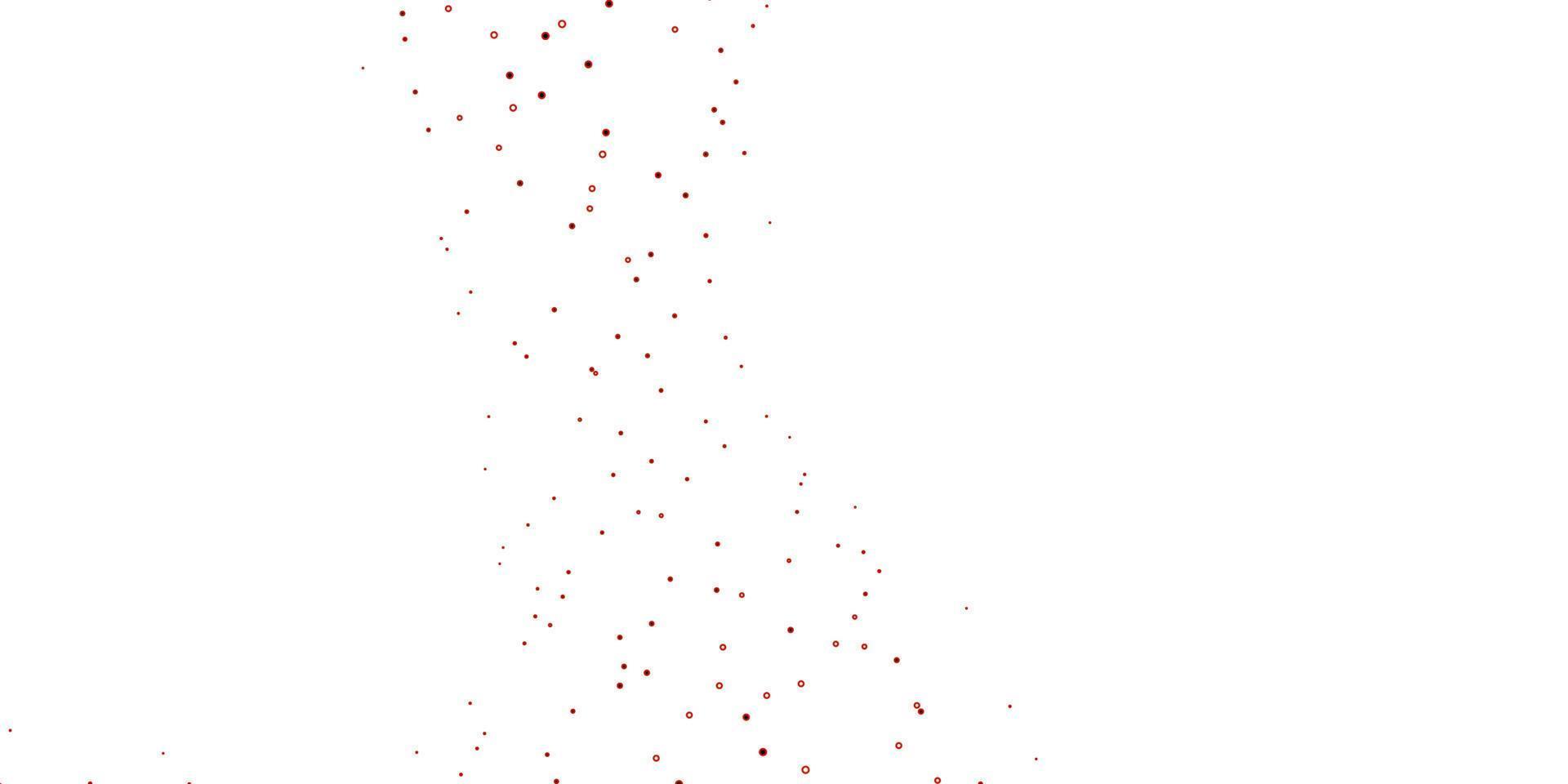 Dark Red vector pattern with spheres.