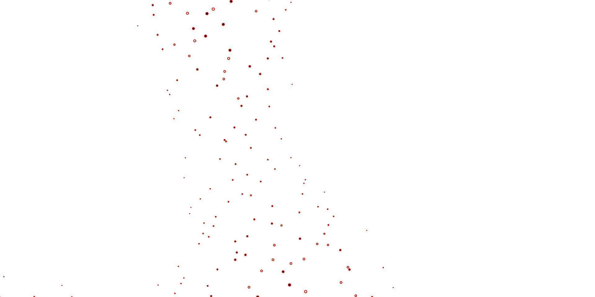 Dark Red vector pattern with spheres.