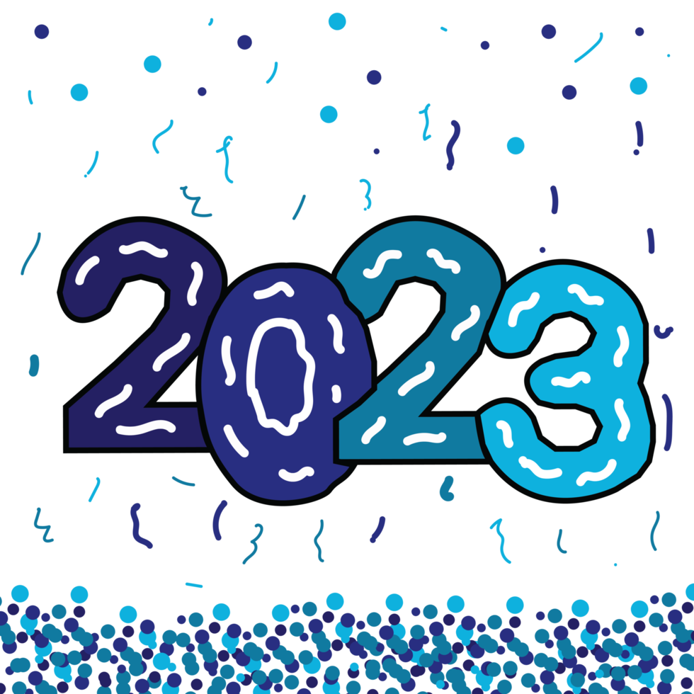 happy 2023 new year png