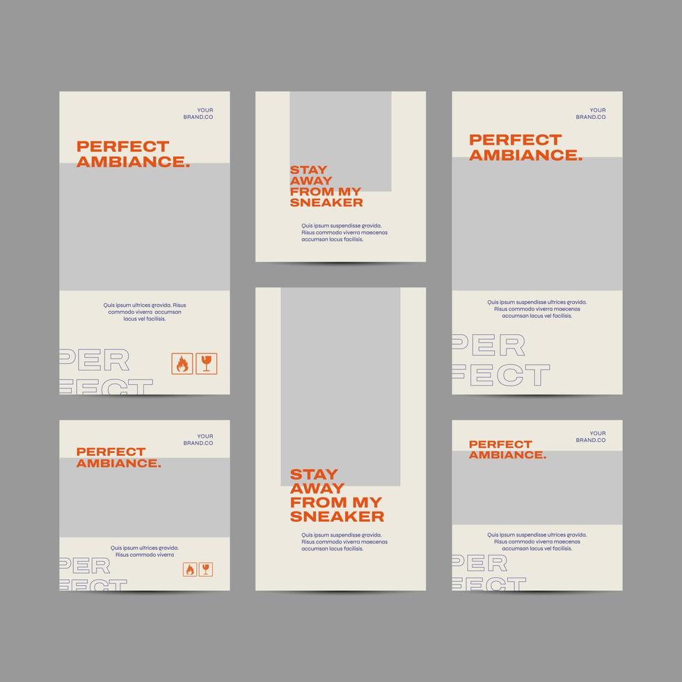 Editable Social Media Template. Vector Illustration. Digital Marketing for promotion. Modern and Simple Social Media Template