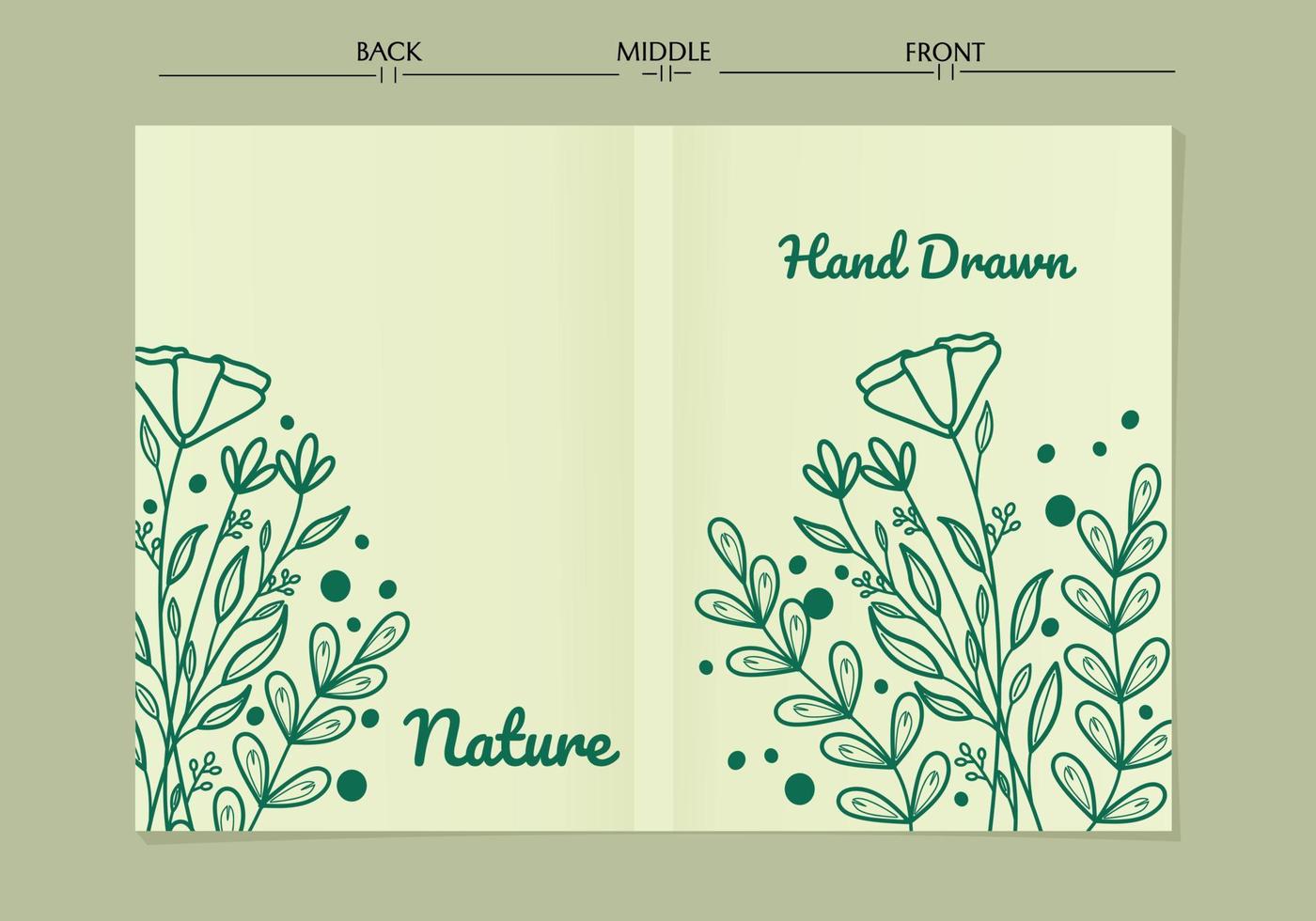 Botanical cover vector set. Hand draw template leaves and line art background for paper, Foliage line art drawing with abstract shape. Abstract Plant Art. Minimal and natural wall art.