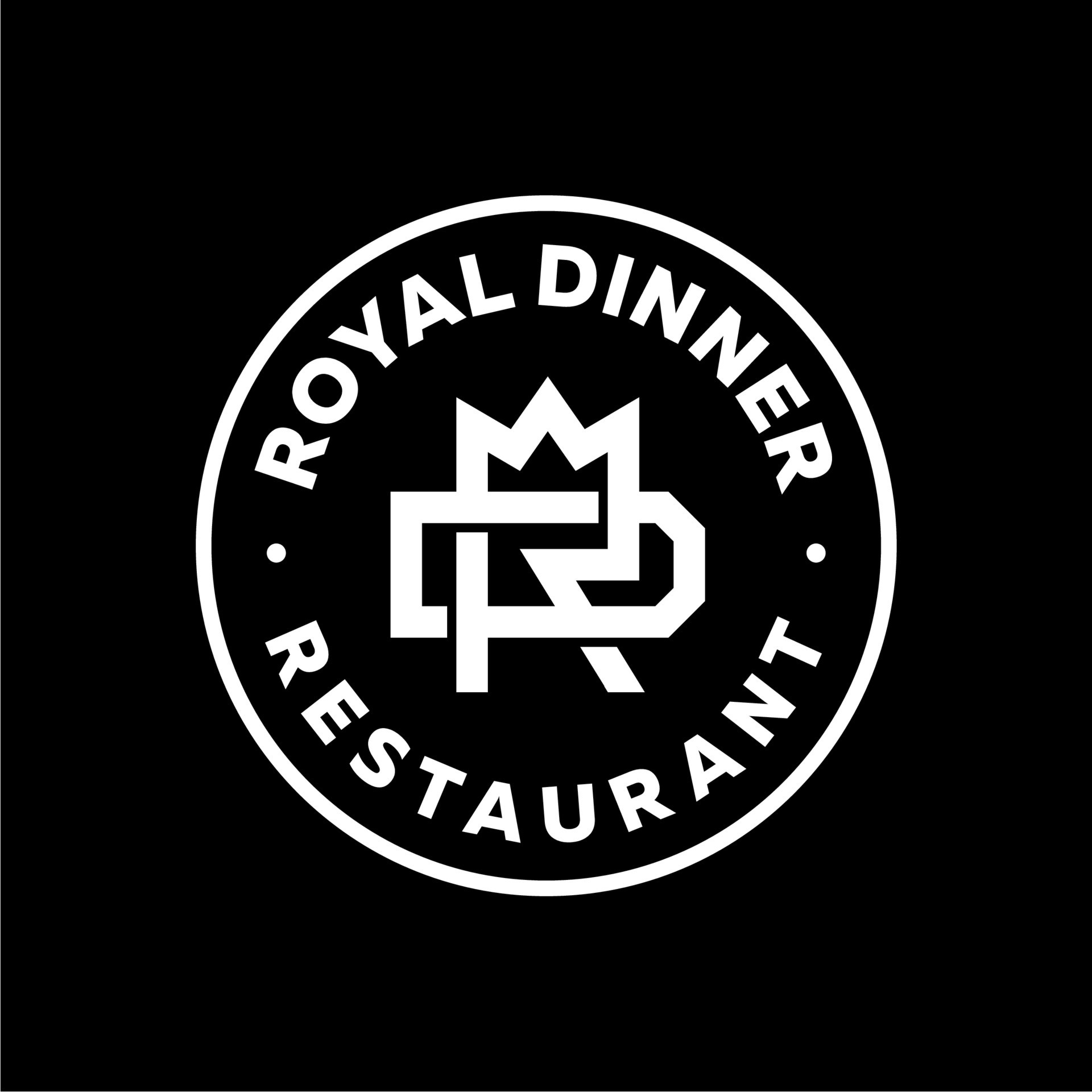 Monogram Initial Letter RD DR Logo Design. Business Initial Icon Vector