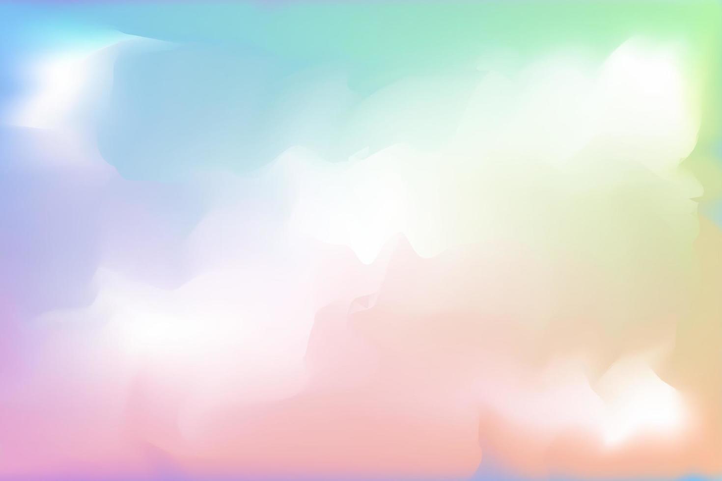 Dreamy Abstract Fluid Holographic Background vector