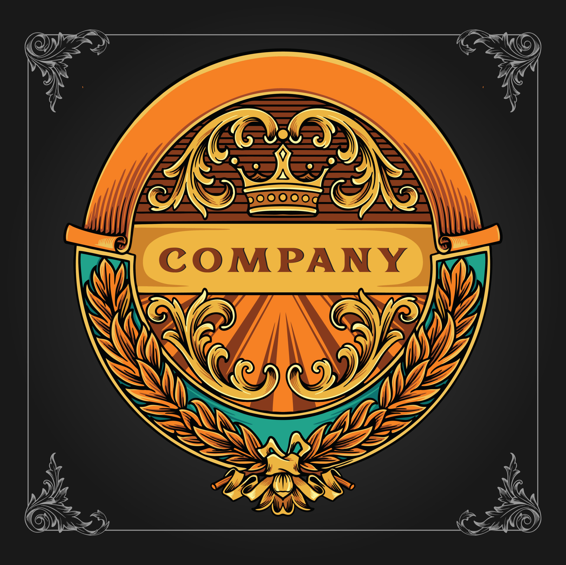 Charm vintage gold number 3 monogram logo vector illustrations for your  work logo, merchandise t-shirt, stickers and label designs, poster,  greeting cards advertising business company 27502064 Vector Art at Vecteezy