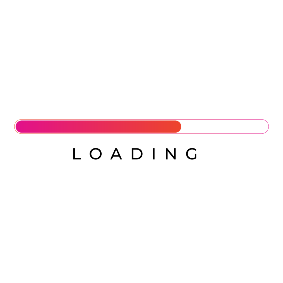 Loading bar progress icon with Transparent Background 17177700 PNG