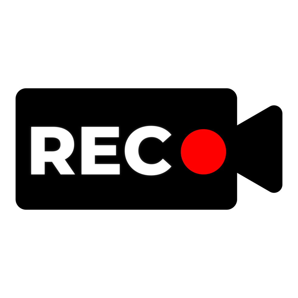 Record Button icon on Transparent Background png