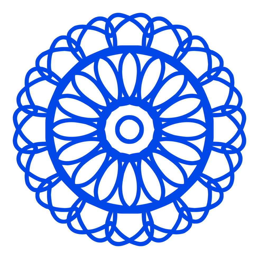 Decorative Ornamental Object on Transparent Background png