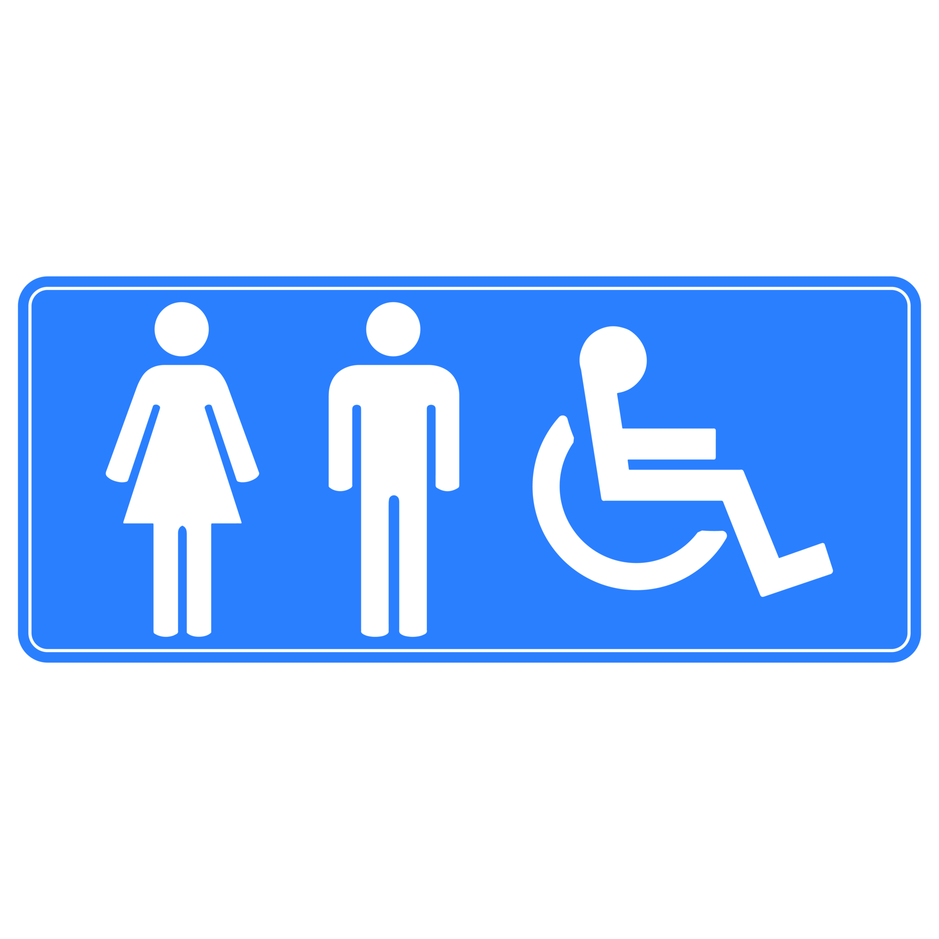 Male female handicap toilet sign on transparent background 17177804 png