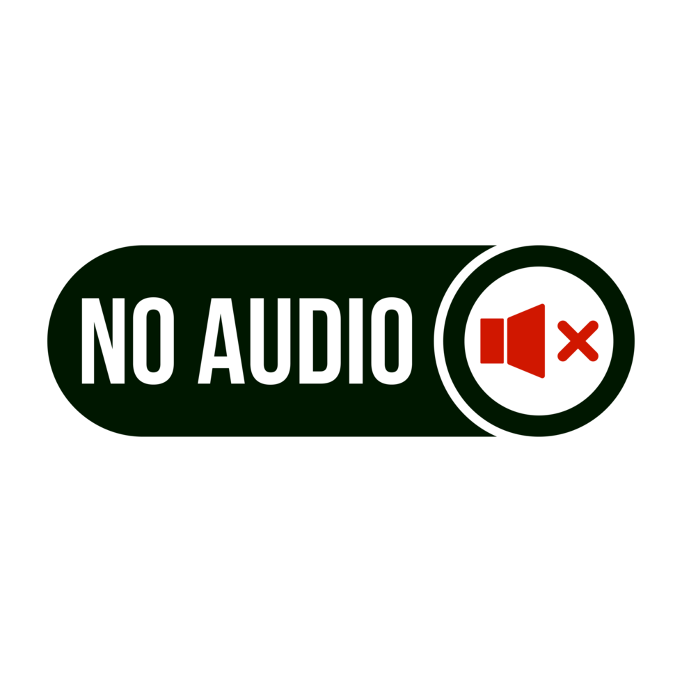 Multi media No Audio Button on Transparent Background 17177939 PNG
