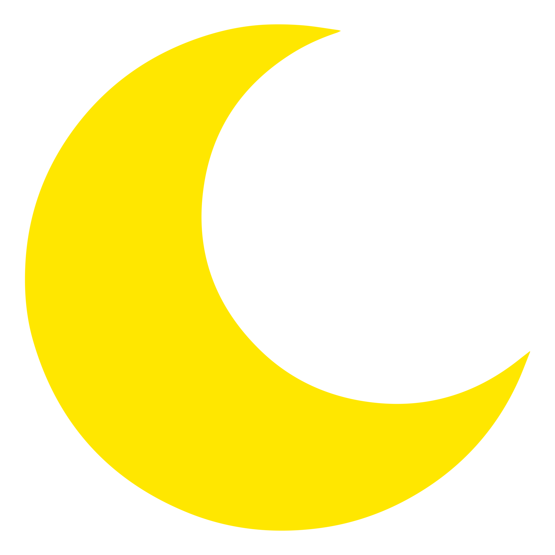 High Resolution Crescent Moon Icon PNG Transparent Background