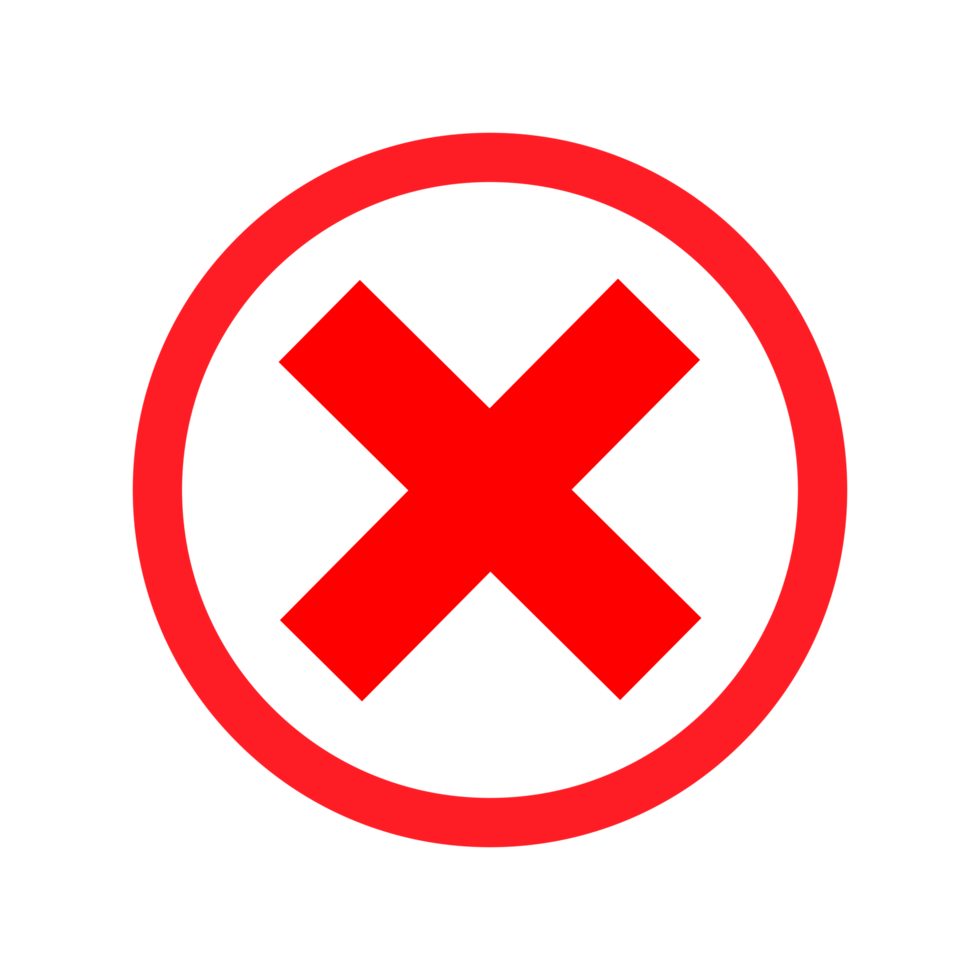 X Mark PNG Images - CleanPNG / KissPNG