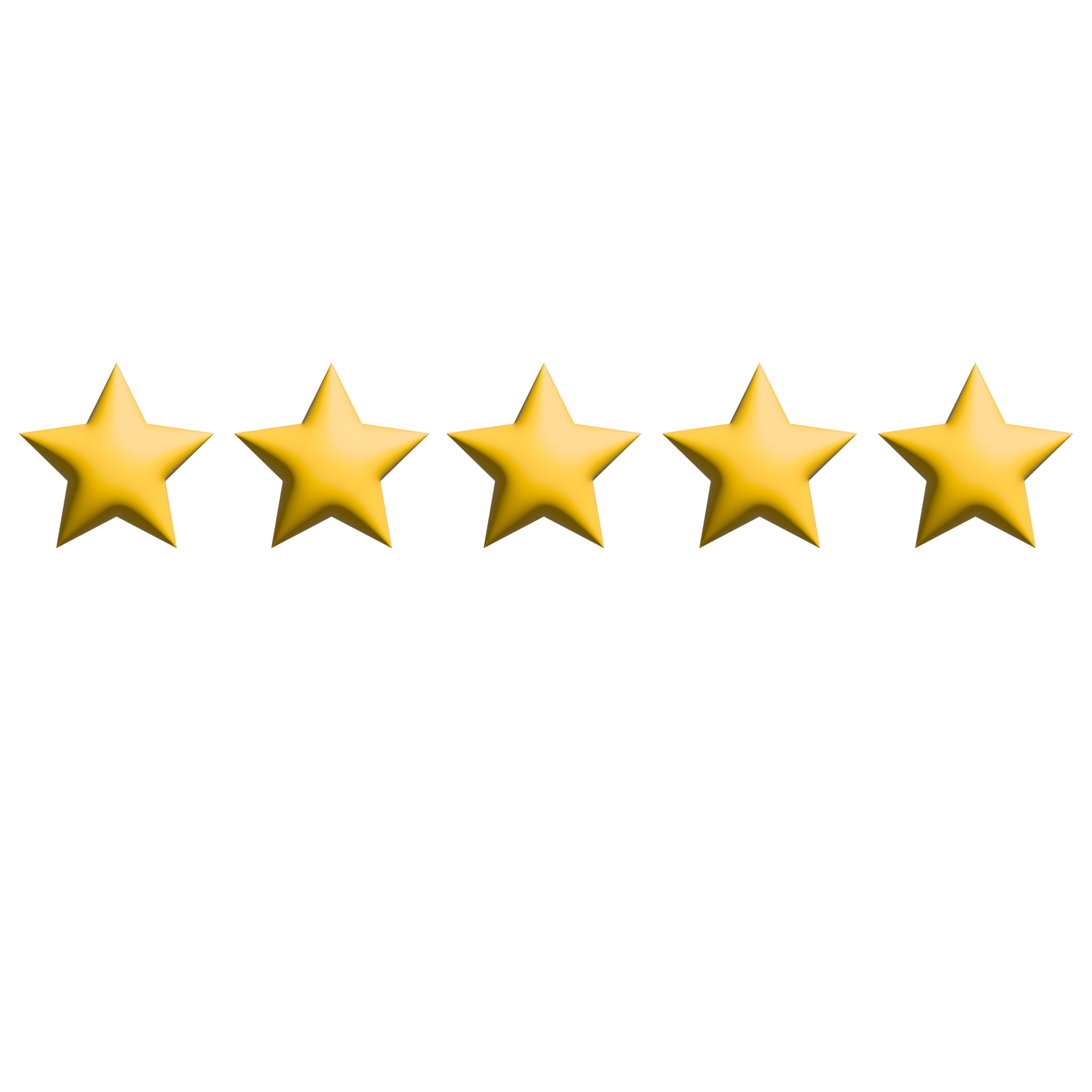 5 Stars Rating Sign And Symbol On Transparent Background 17178284 PNG
