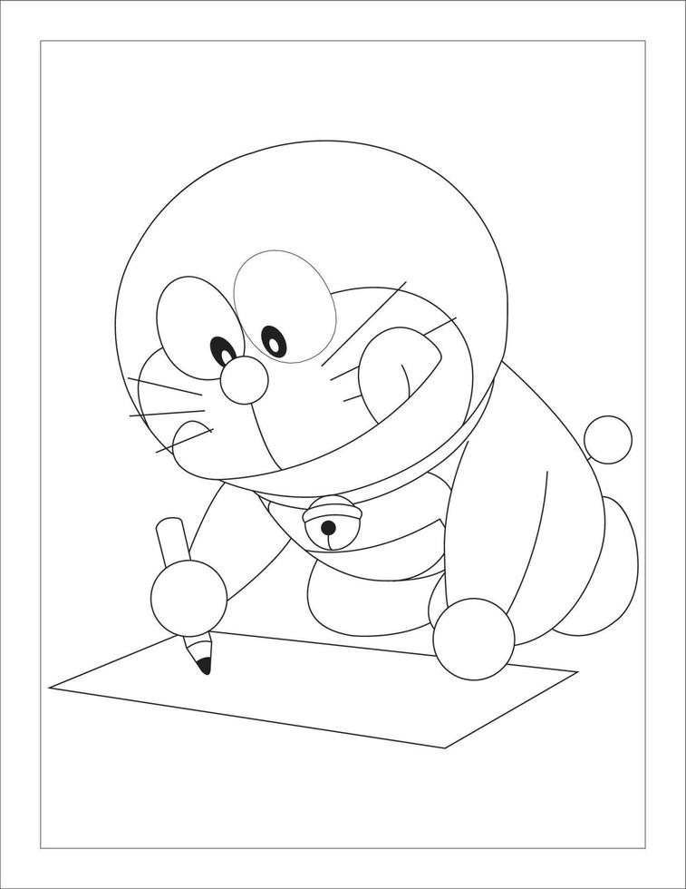 Coloring Book Pages for Kids and Adults vector