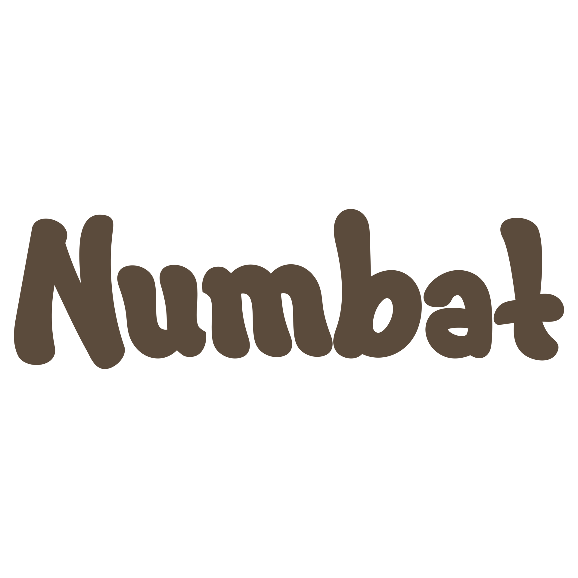 numbat-animal-name-lettering-concept-on-transparent-background-17178410-png