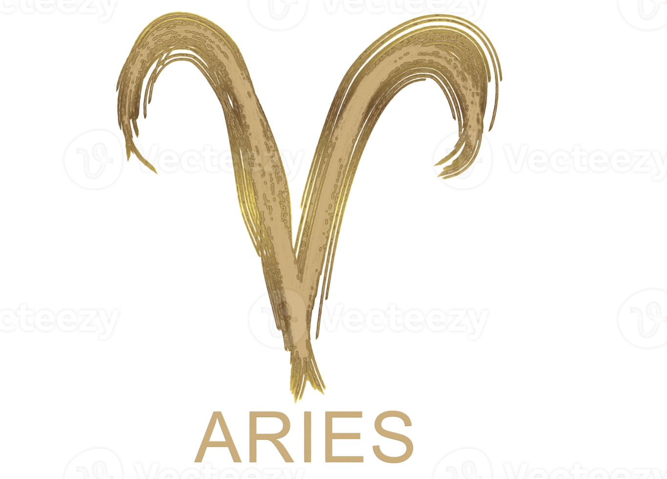 3d illustration, aries sign, zodiac png