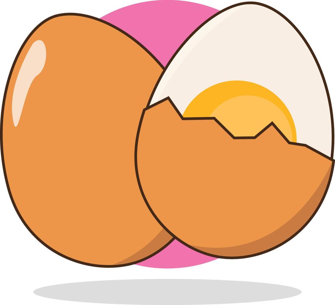 Egg Vector Flat Style