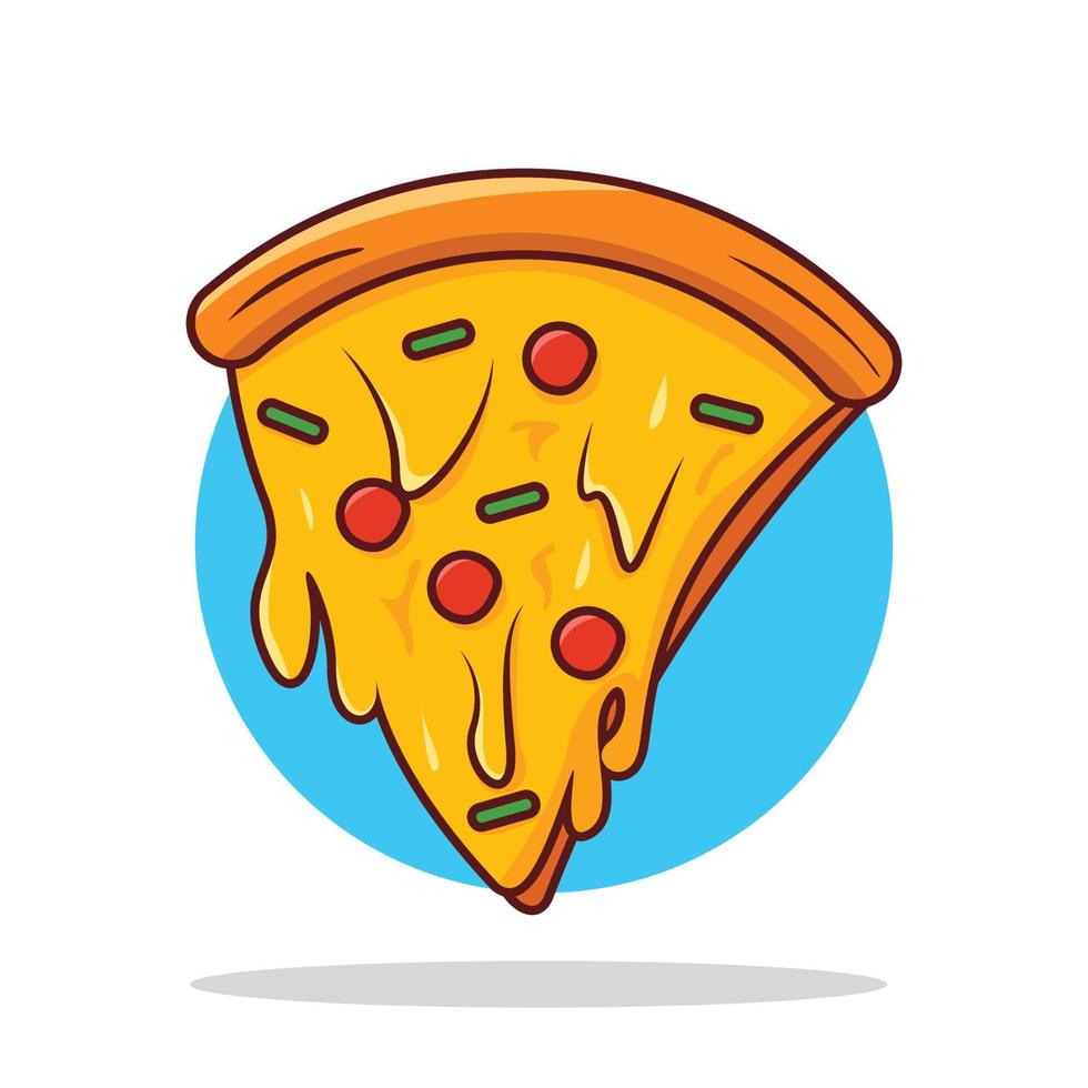 Pizza Vector Flat Style