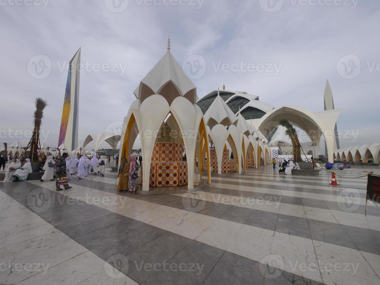 Beautiful view of al Jabbar mosque in Bandung, Indonesia photo