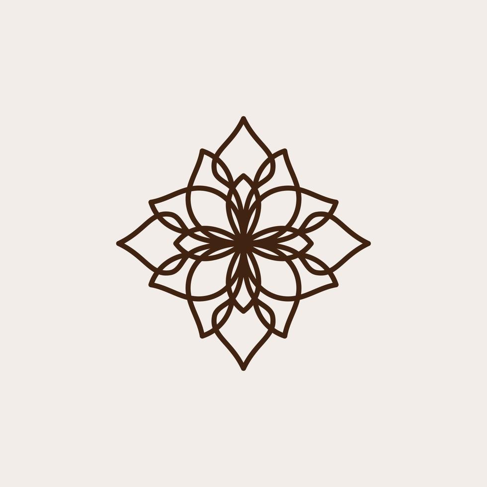 Abstract ornament logo icon vector design