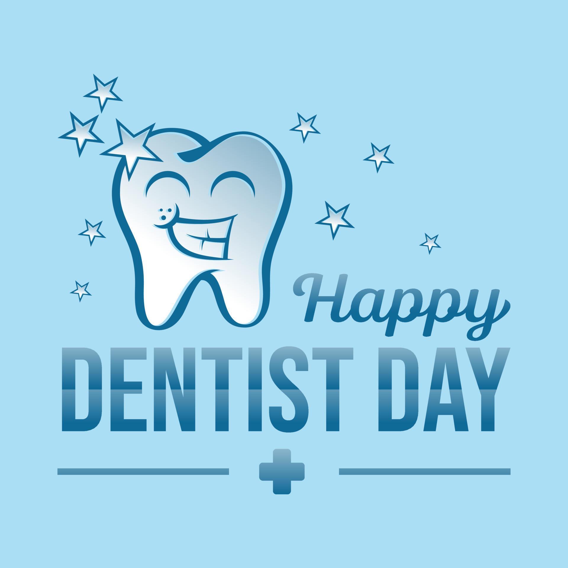 Happy Dentist Day letter vector design 17180258 Vector Art at Vecteezy