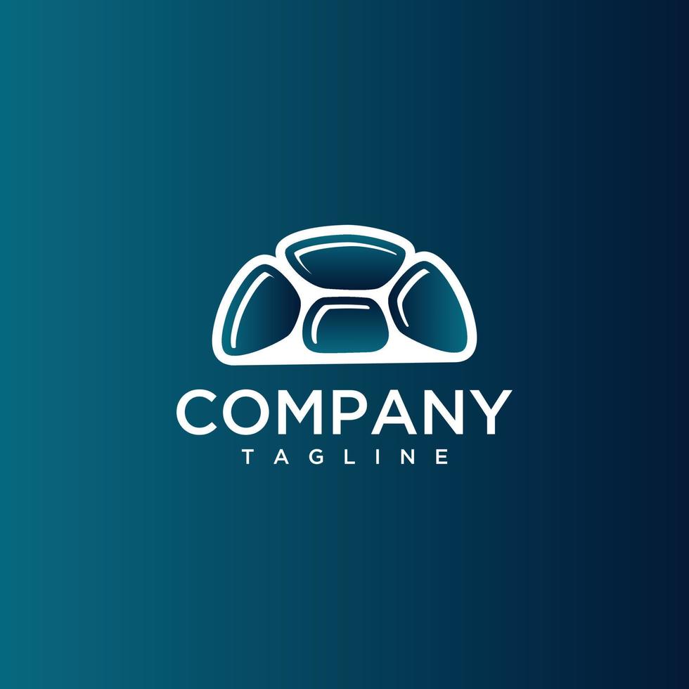 Abstract Turtle shell for element design vector