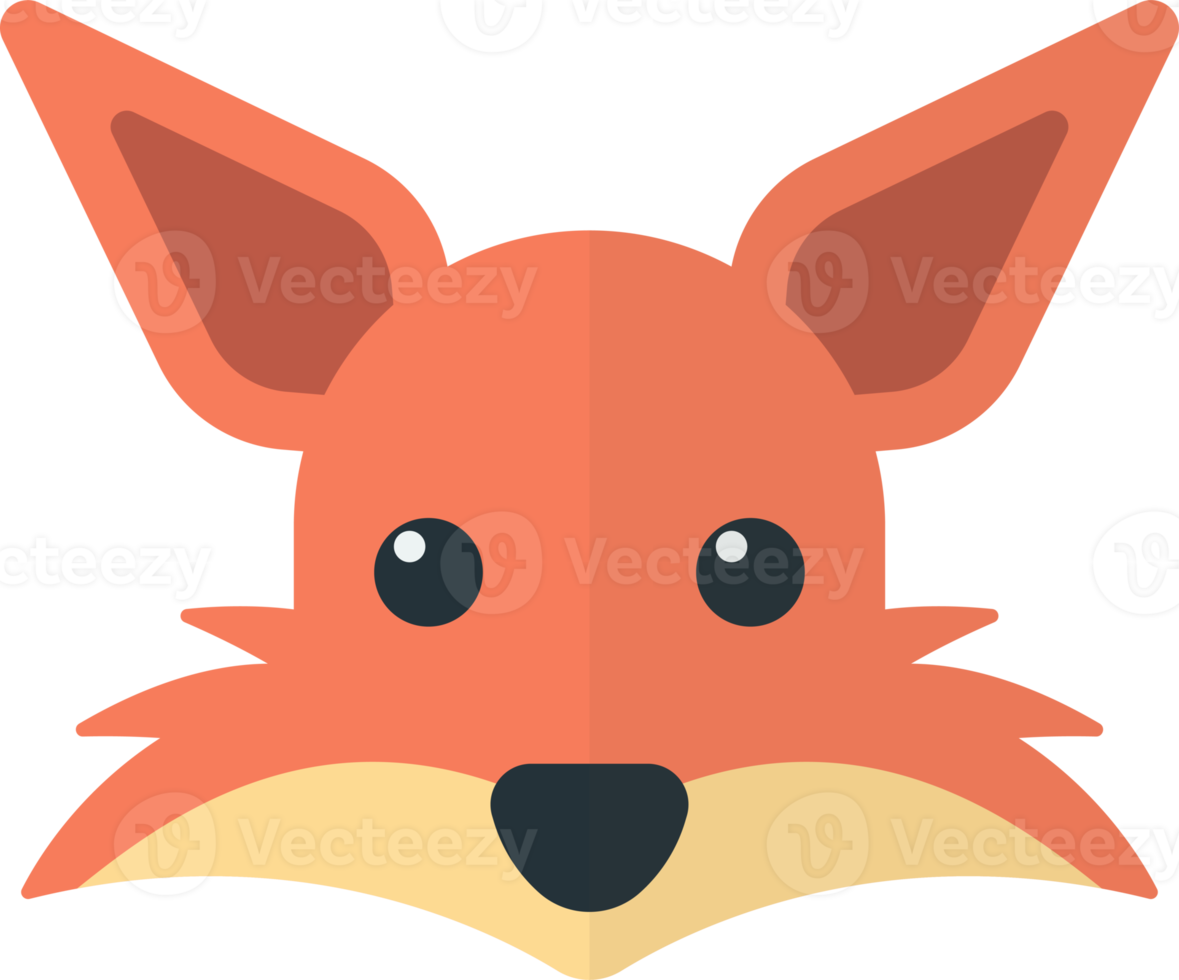 wolf illustration in minimal style png