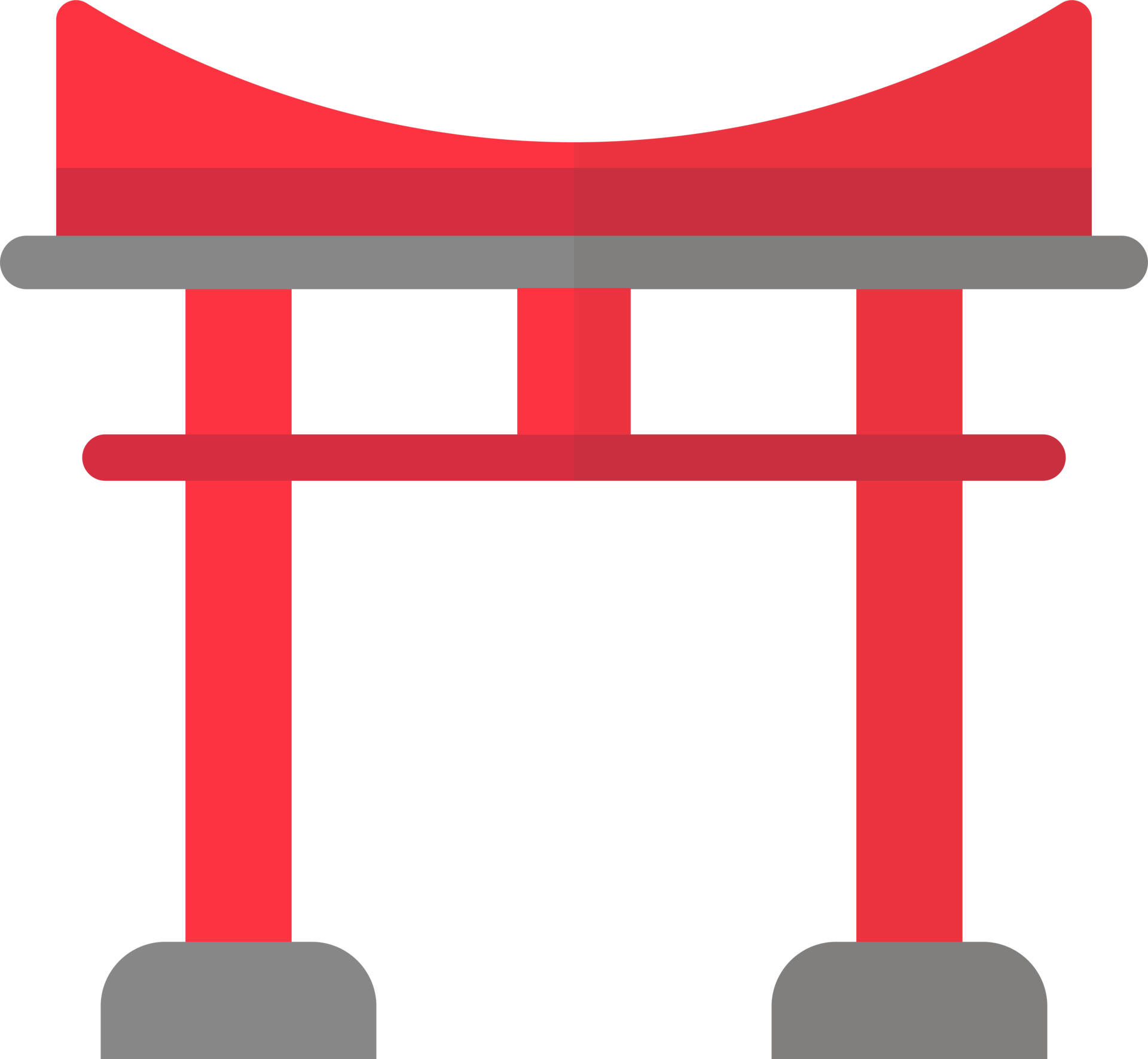 Japanese Temple Arch Illustration In Minimal Style 17180727 PNG japanese-temple-arch-illustration-in-minimal-style-17180727-png