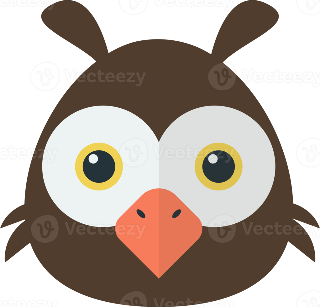 owl illustration in minimal style png