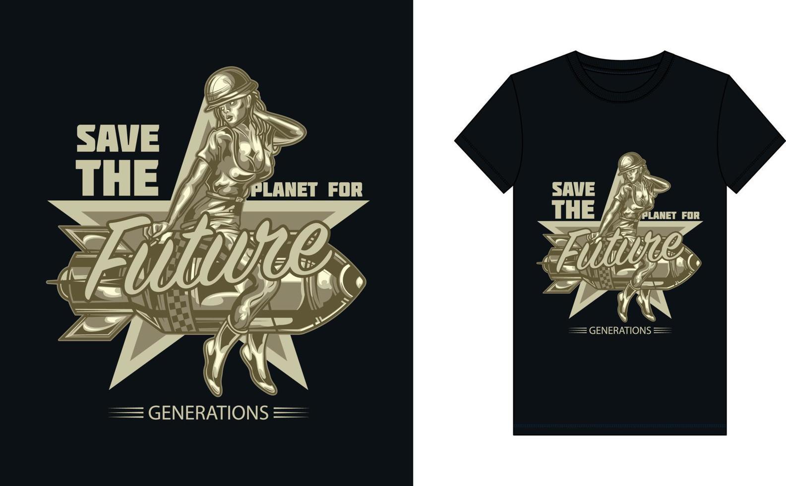 T shirt design vector