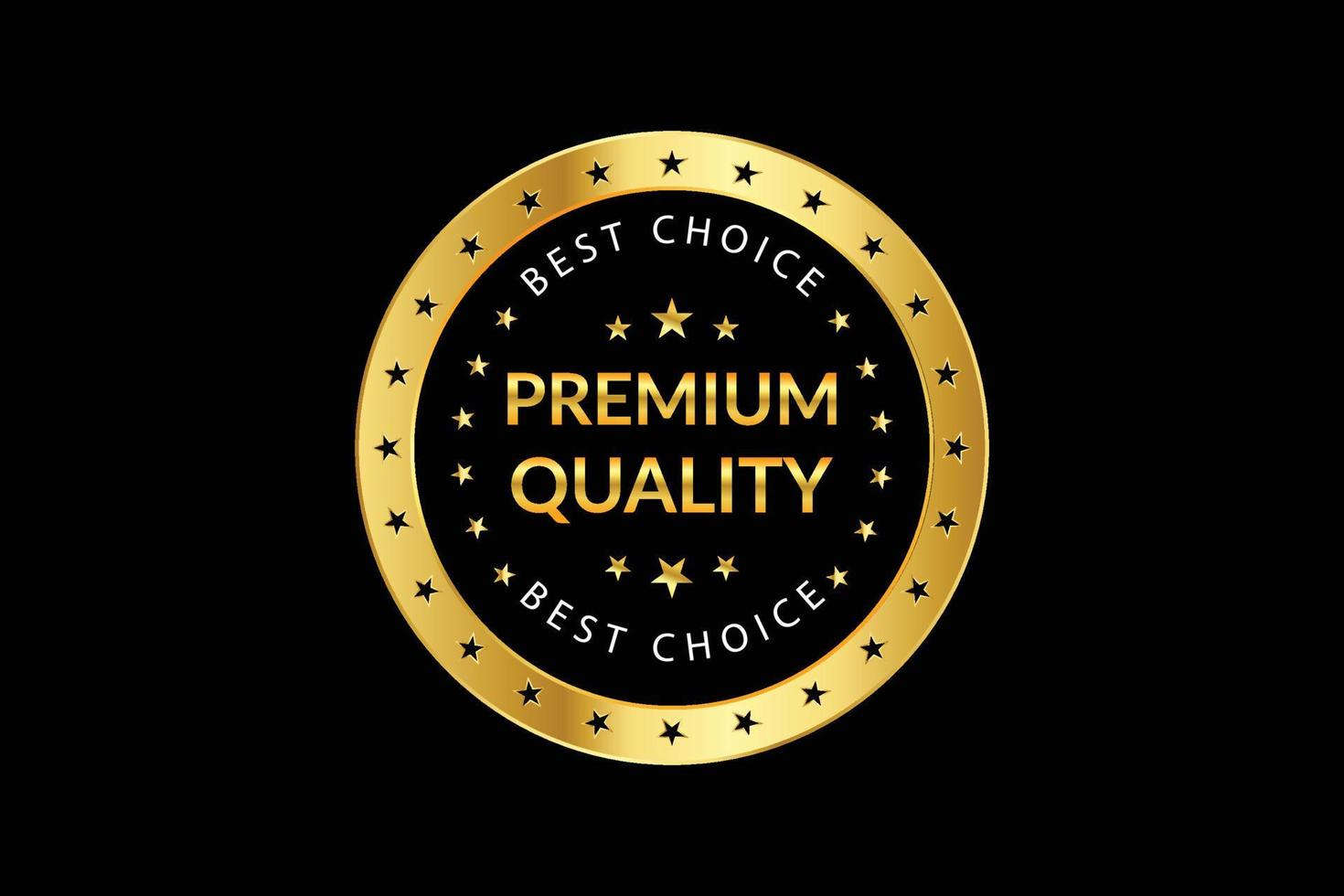 Premium Quality Golden Gradient vector design.