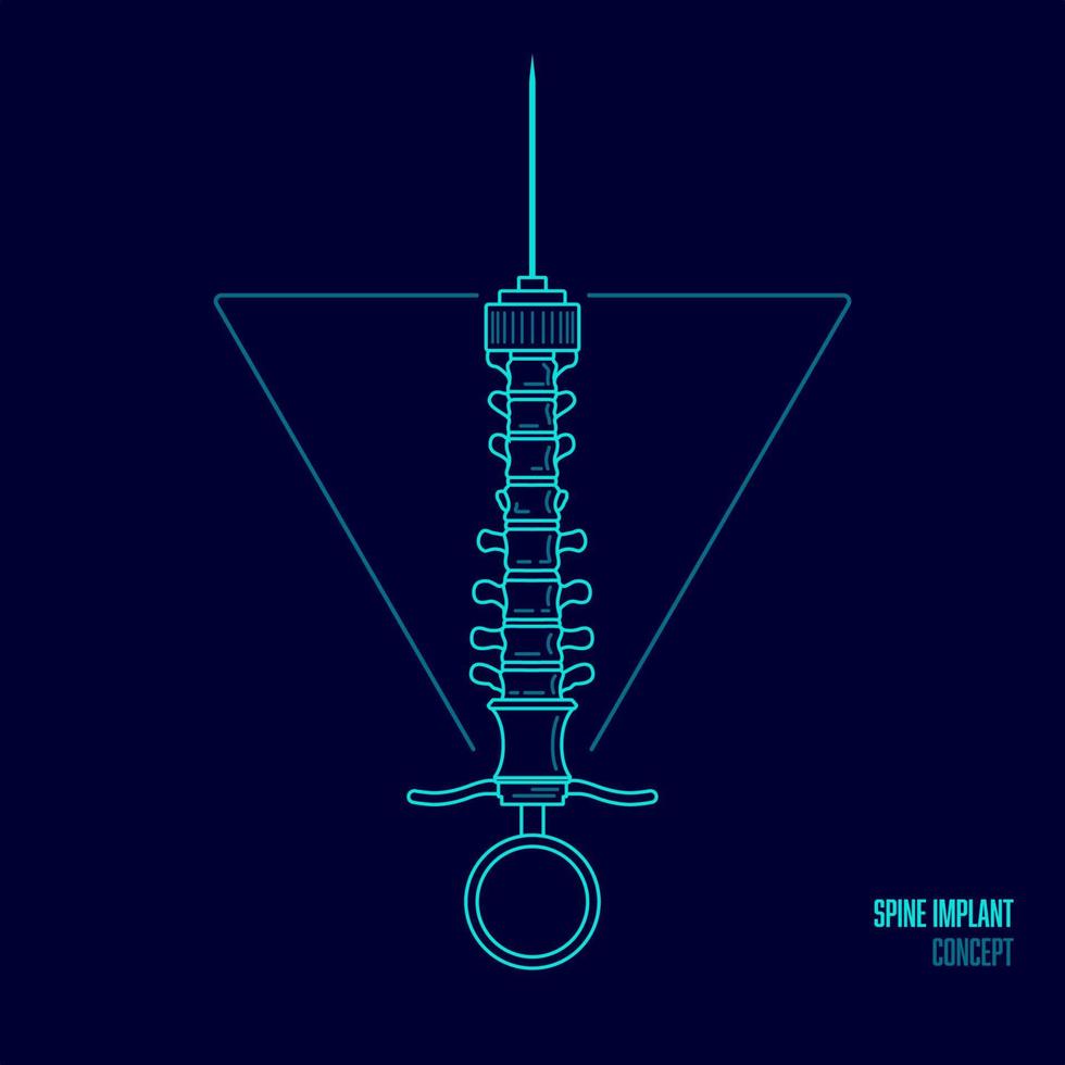 spine work isolated vector
