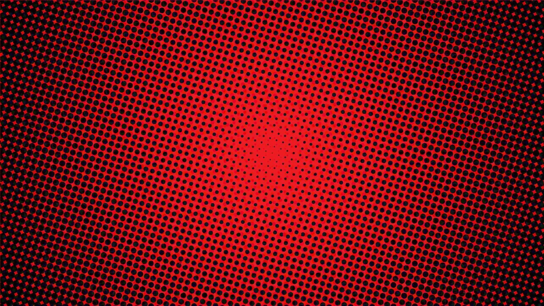 Red Halftone Background Design Template, Pop Art, Abstract Dots Pattern vector