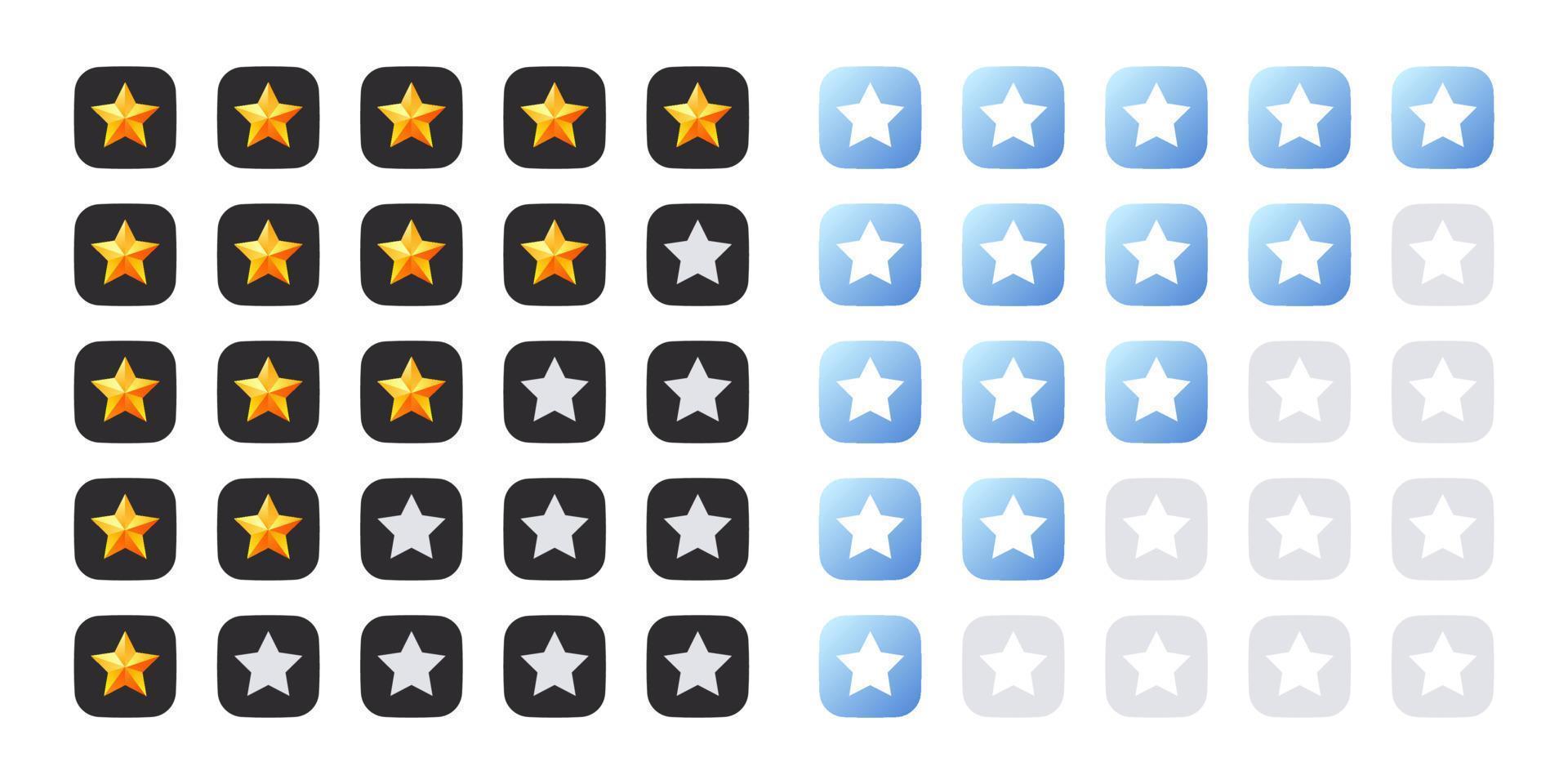 Customer satisfaction 5 star icon. Stars collection. Feedback concept. Vector illustration