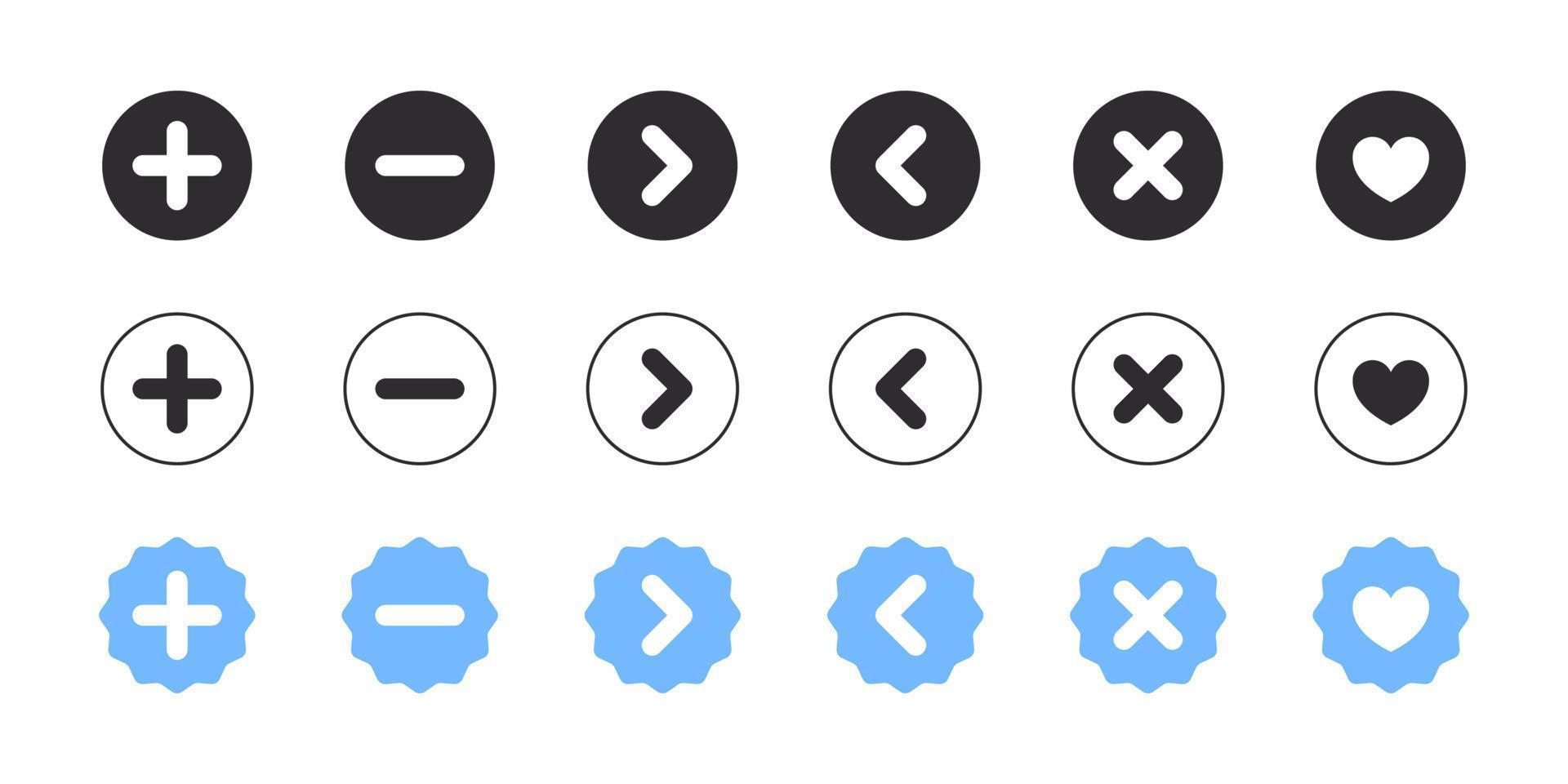Arrow icons. Swipe arrow. Modern simple flat vector pointer signs. Vector illustration