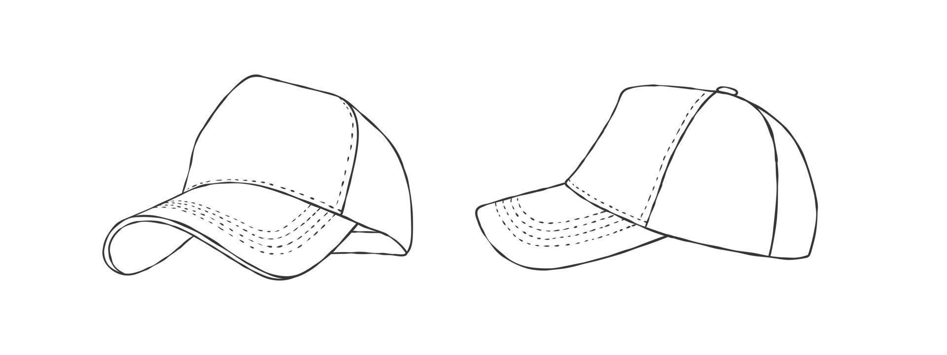 How to draw a baseball best sale cap