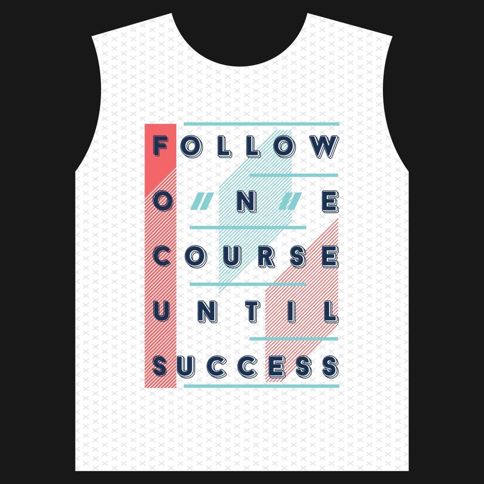 focus lettering graphic t shirt vector print