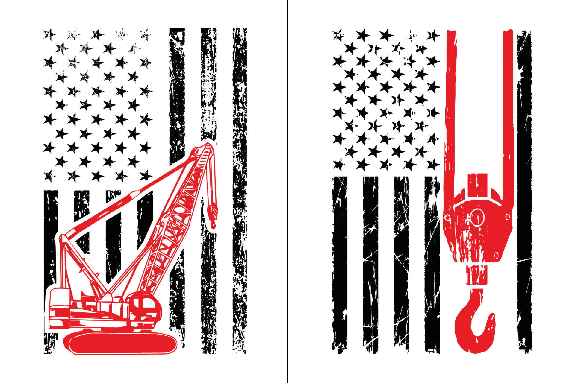 Patriotic Day Crane Operator Flag Design 17182362 Vector Art at Vecteezy
