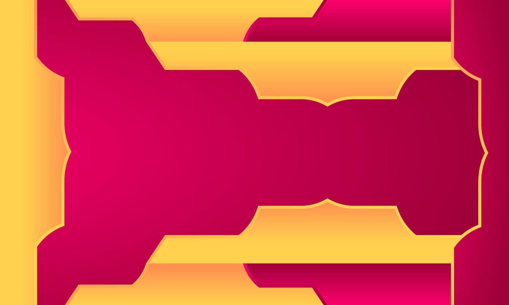 Template for games and technology in magenta and yellow colors. vector