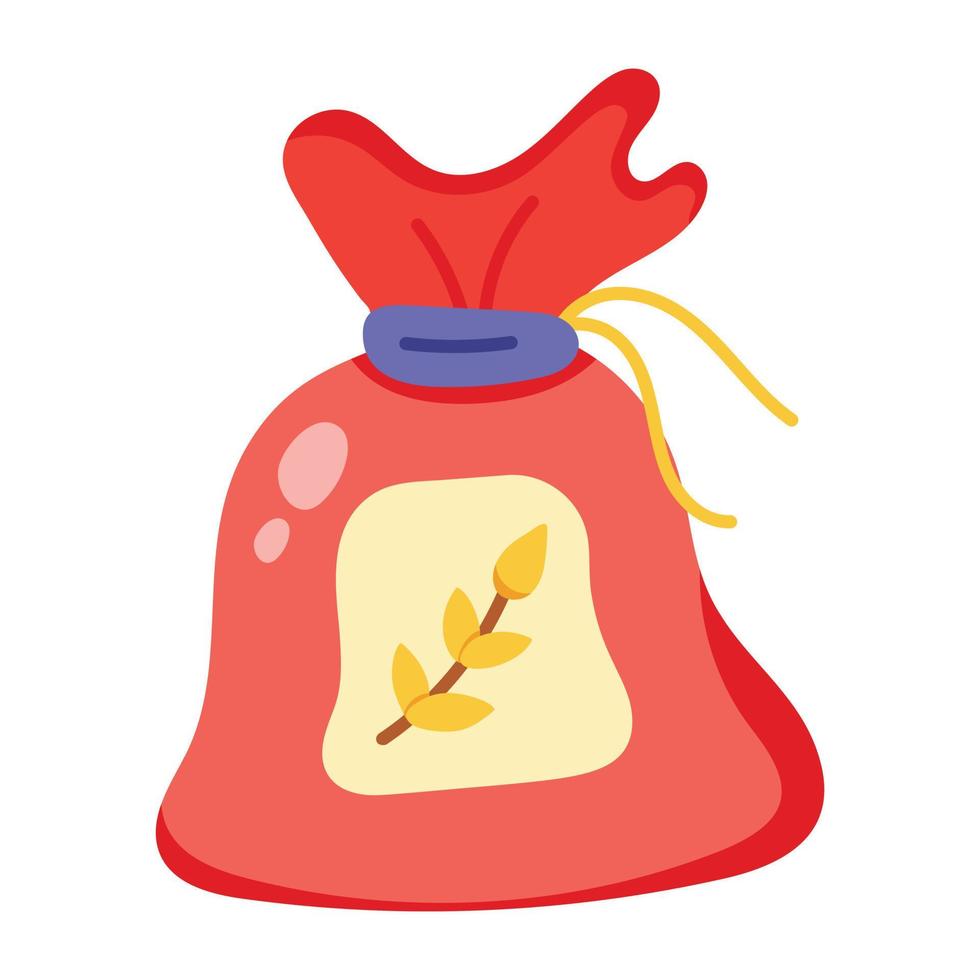 Trendy Wheat Sack vector