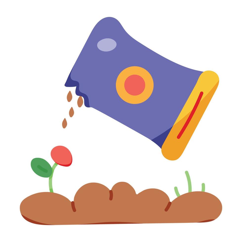 Trendy Fertilizer Concepts vector