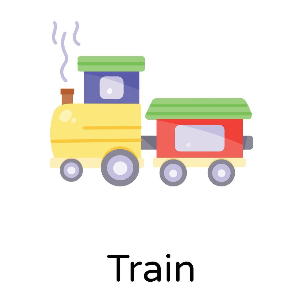 Trendy Train Concepts vector
