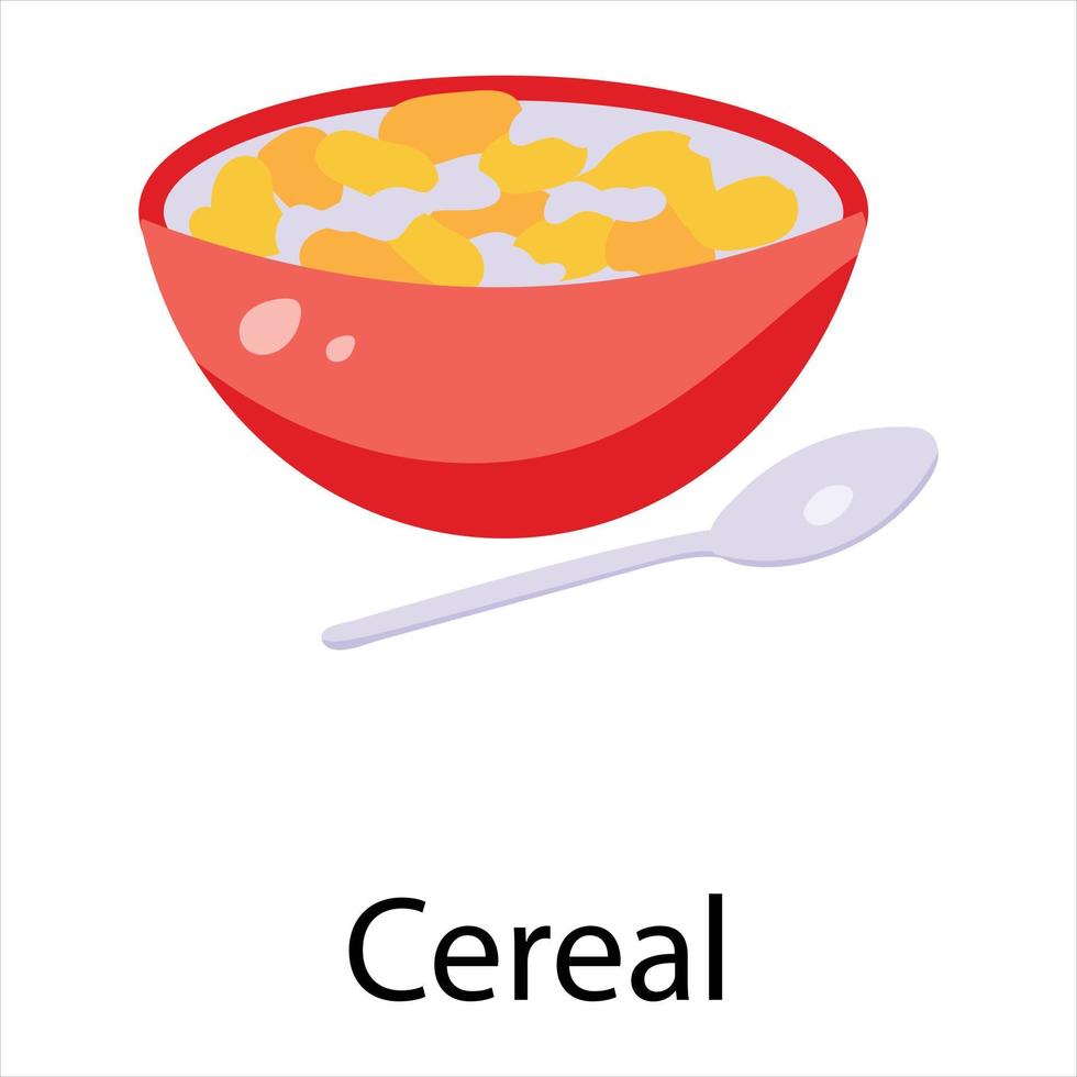 Trendy Cereal Concepts vector