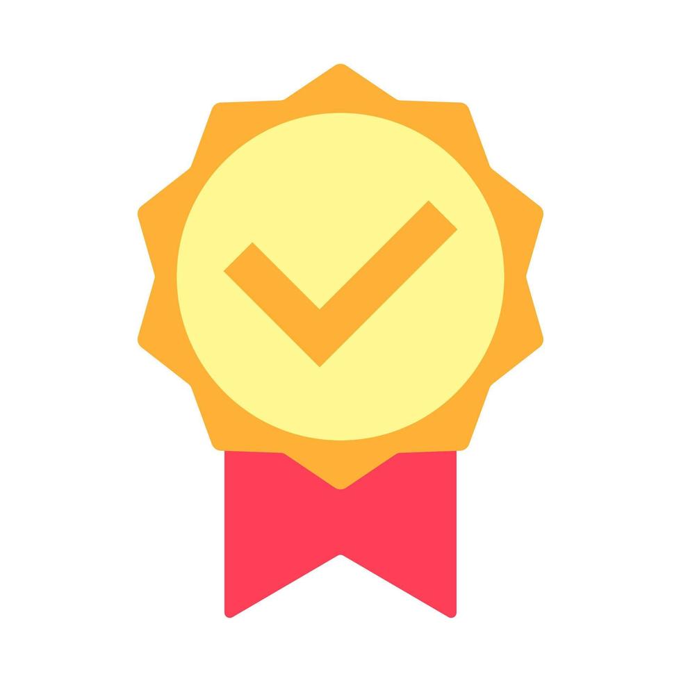 Achievement badge. Premium quality. Achievement or award grant. Winner's trophy icon. Symbol of victory. Goblet icon. Champion trophy cup. Sport cup on stand. Reward badge. First place. Quality mark. vector