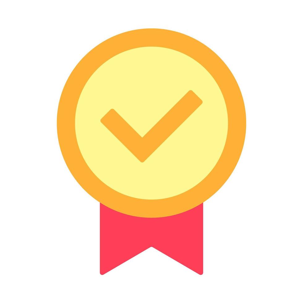 Achievement badge. Premium quality. Achievement or award grant. Winner's trophy icon. Symbol of victory. Goblet icon. Champion trophy cup. Sport cup on stand. Reward badge. First place. Quality mark. vector