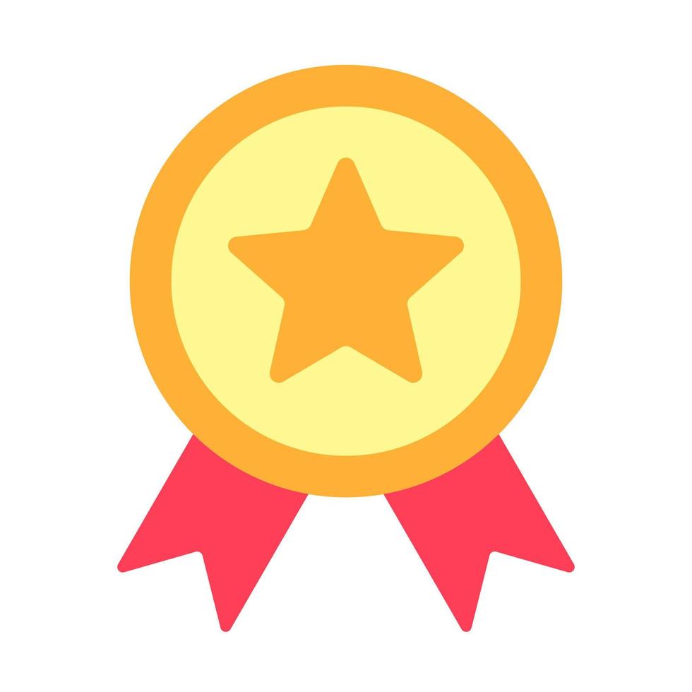 Achievement badge. Premium quality. Achievement or award grant. Winner's trophy icon. Symbol of victory. Goblet icon. Champion trophy cup. Sport cup on stand. Reward badge. First place. Quality mark. vector